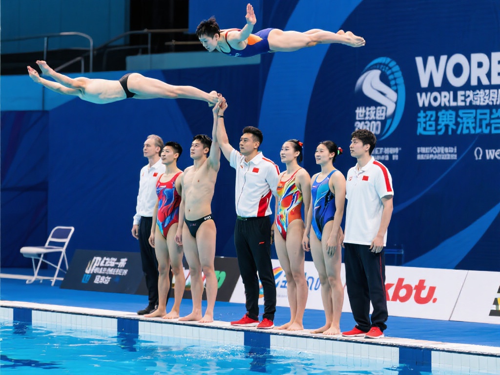 随着跳水运动在全球范围内的迅速发展，混合